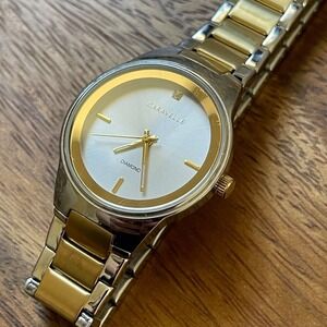 Caravelle by Bulova Watch Womens‎ Stainless Steel Silver-tone Gold-tone Diamond